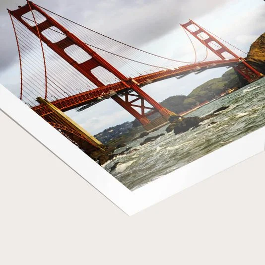 Paper Prints material and edge detail